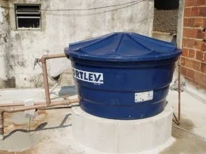 Instalação de caixa de água feita pelo Bombeiro Hidráulico na Barra da Tijuca