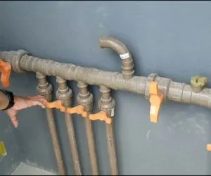 Montagem de Barrilete feito na tijuca